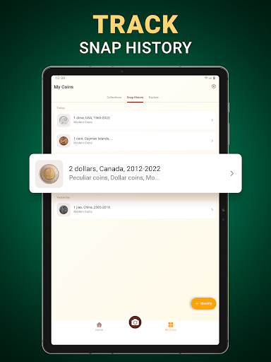 Screenshot of Coin ID - Coin Identifier