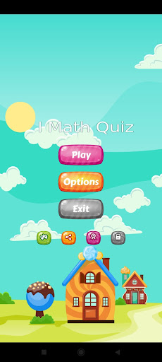 Android application I MathQuiz screenshort