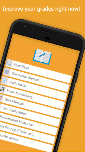 Android application Study Tips - Tips for studying screenshort