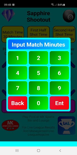 Pool Shootout Screen 2