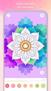 Captura de Pantalla 2 Colorear por Número – Mandalas android