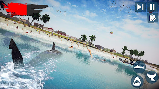 Captura de Pantalla 11 Raft Survival Angry Shark Game android