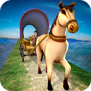 Xtreme Horse Cart Riding Games: 3D Sky Driving ?
