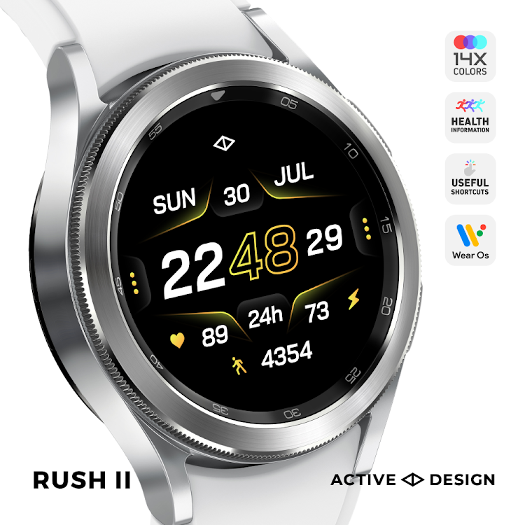 Rush 2 Watch Face - New - (Android)