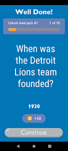 Detroit Lions Football Quiz