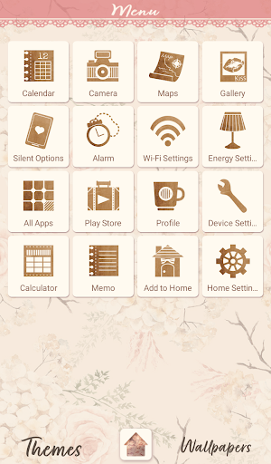 Dried Flowers Watercolor Theme Screen 2