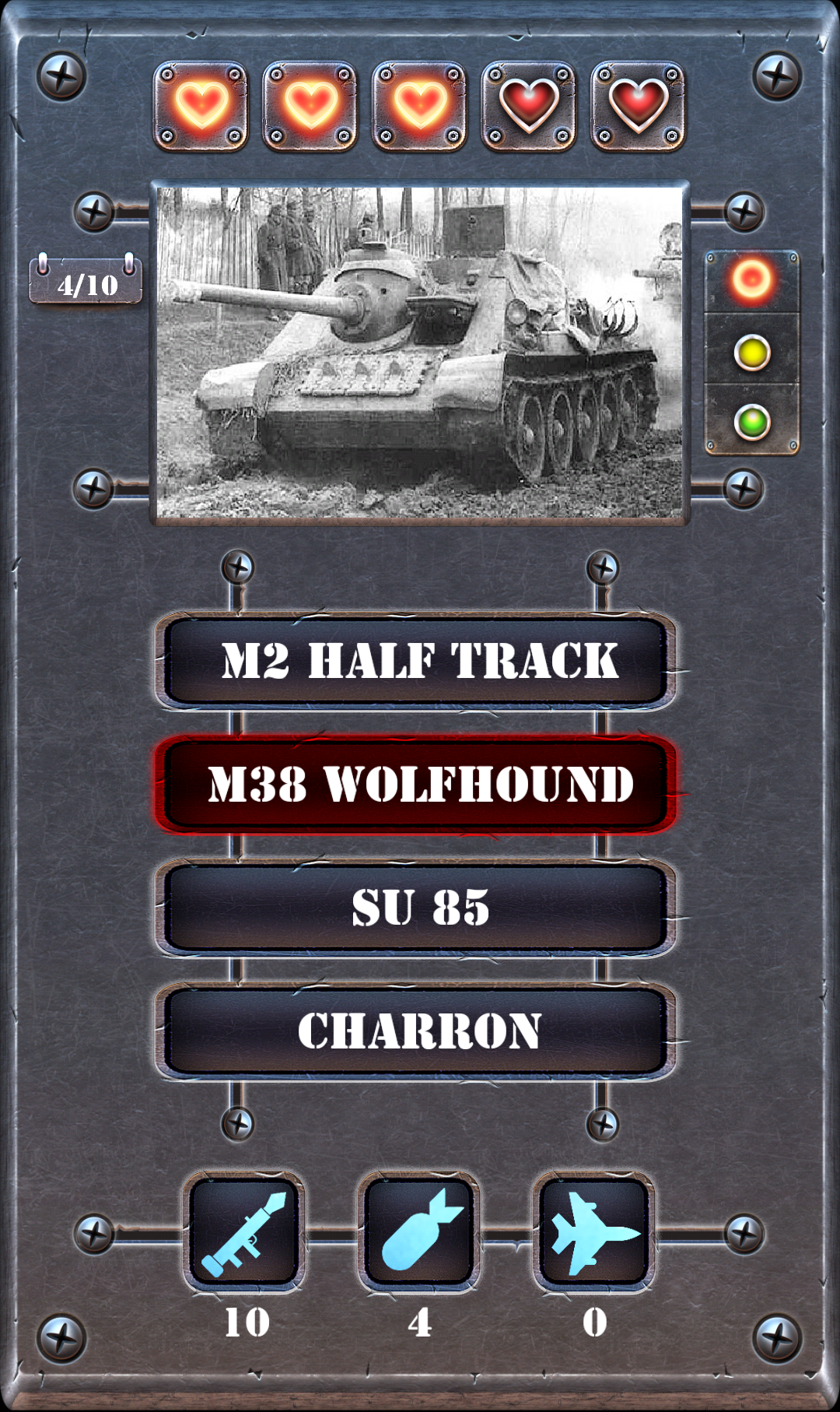 Android application Tank Quiz - Guess the battle tanks screenshort