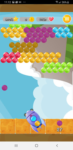 Rocket Bubble Shooter Screen 2