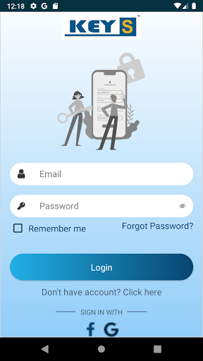 Android application Keys App screenshort