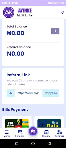 Ayinke Multilinks Screen 2