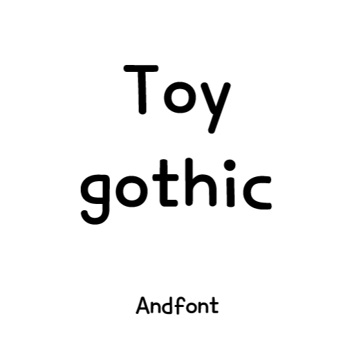 AndToygothic™ Latin FlipFont logo