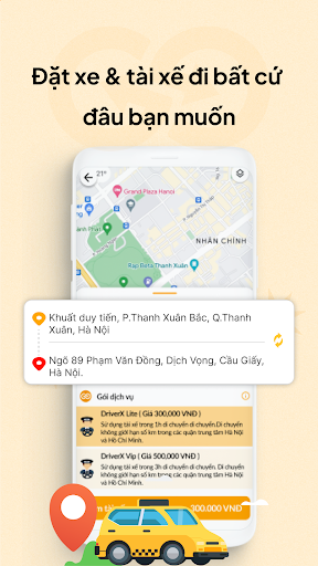 Lái xe hộ GOCheap! DriverX Screen 3