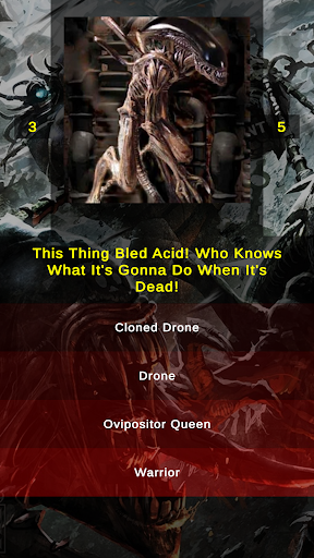 Xenomorph Alien Quiz Screen 2