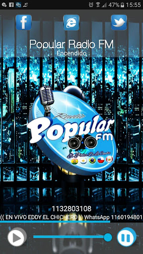 Android application Radio Popular FM Bolivia screenshort