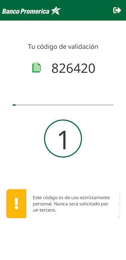 Promerica Token Screen 3