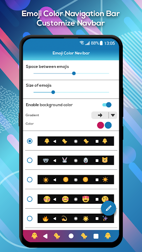 Emoji Custom Navigation Bar Screen 3
