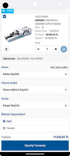 Temak Bayi Portalı Screen 2