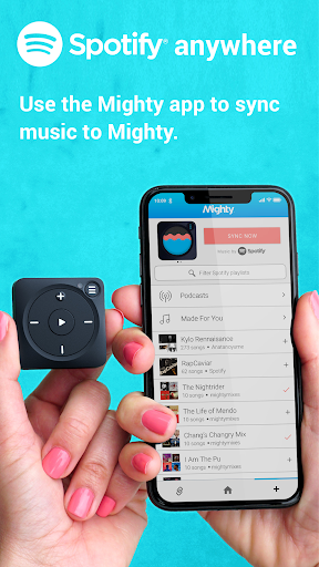 Android application Mighty Audio screenshort