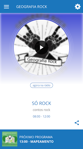 Android application GEOGRAFIA ROCK screenshort