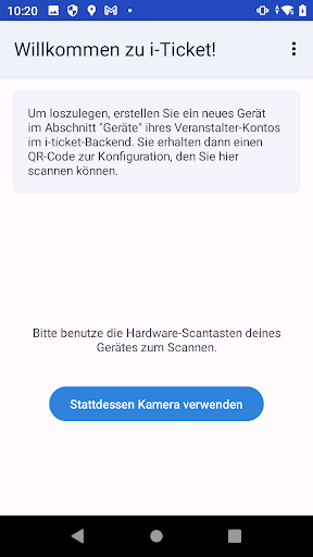 i-TICKET Scan Screen 2