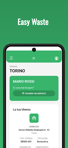 Android application EasyWaste screenshort
