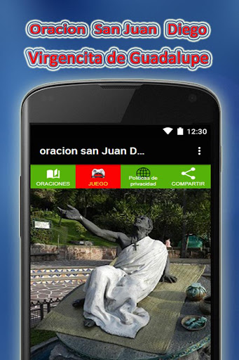 oracion a san Juan Diego Screen 2