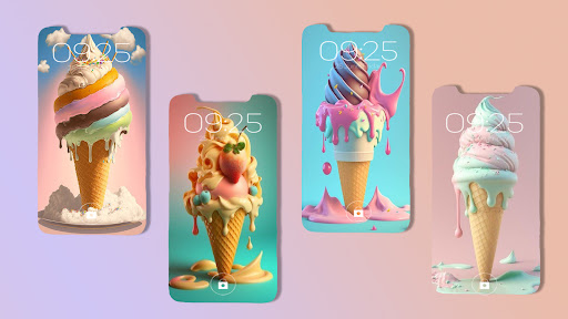 Android application Aesthetic Ice Cream Wallpapers screenshort