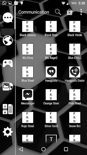 BlackBlanco Icon CM12andLauncher