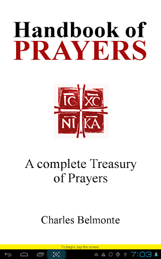 Android application Handbook of Prayers App screenshort
