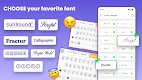 screenshot of Fonts Keyboard - Fonts & Emoji