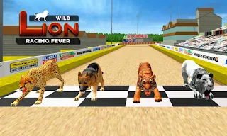 Wild Lion Racing Animal Race - Screenshot 3