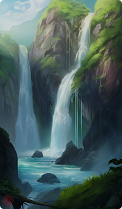 Cool waterfall wallpaper