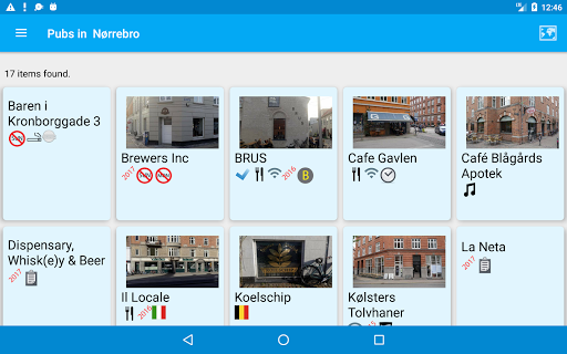 Screenshot of Beer Guide Copenhagen