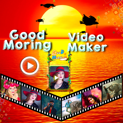 Good Morning video maker logo
