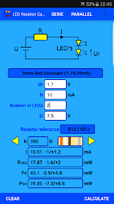 Resistor series calculator outlet