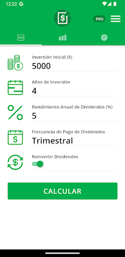 Vista previa de la aplicación