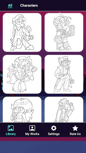 Coloring Game for FNF Mods Screen 3