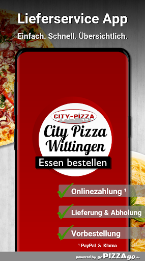 Android application City-Pizza Wittingen screenshort