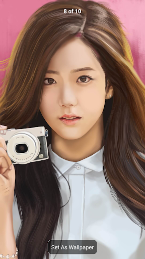 Black Pink Art Wallpapers Screen 2