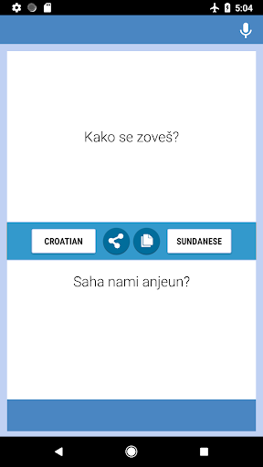 Android application Kroasia-Sunda Panarjamah screenshort