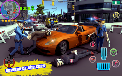 Grand City Theft War: Polygon Open World Crime 2.1.7 Screenshots 12