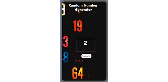 Random Number Generator App