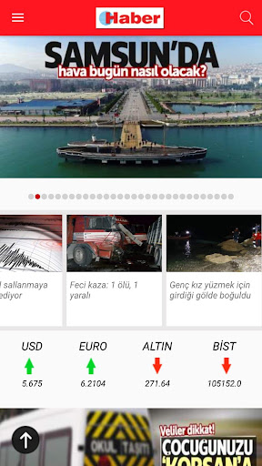 Android application Haber Gazetesi screenshort