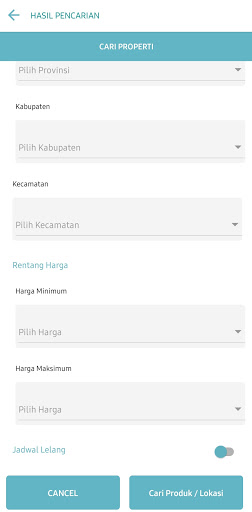 BNI Lelang Agunan Screen 3