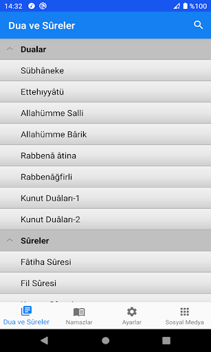 Android application Namaz Duaları Ve Sureleri screenshort