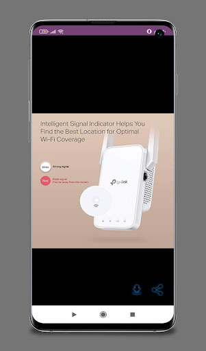 Android application tp link wifi booster guide screenshort