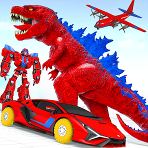 Dino Transform Robot Car Game  screenshots 9