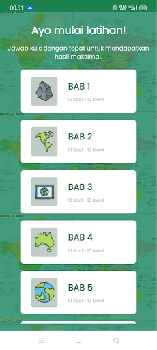 Android application SmartGeography screenshort