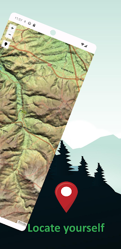 Netherlands Offline Topo Map Screen 2