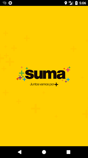 Android application Suma, juntos vamos por + screenshort
